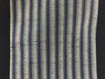 Japanese Handbag Vtg Handle Blue Strips Kimono Fabric Tesage-Bukuro KB61