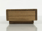 Japanese Handcarved Soramame Beans Obidome Vtg Netsuke Boxwood Brown Boxed SP2