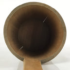 Japanese Handcrafted Wooden Bath Water Bucket Vtg Cypress Oke Ladle Scoop BK24
