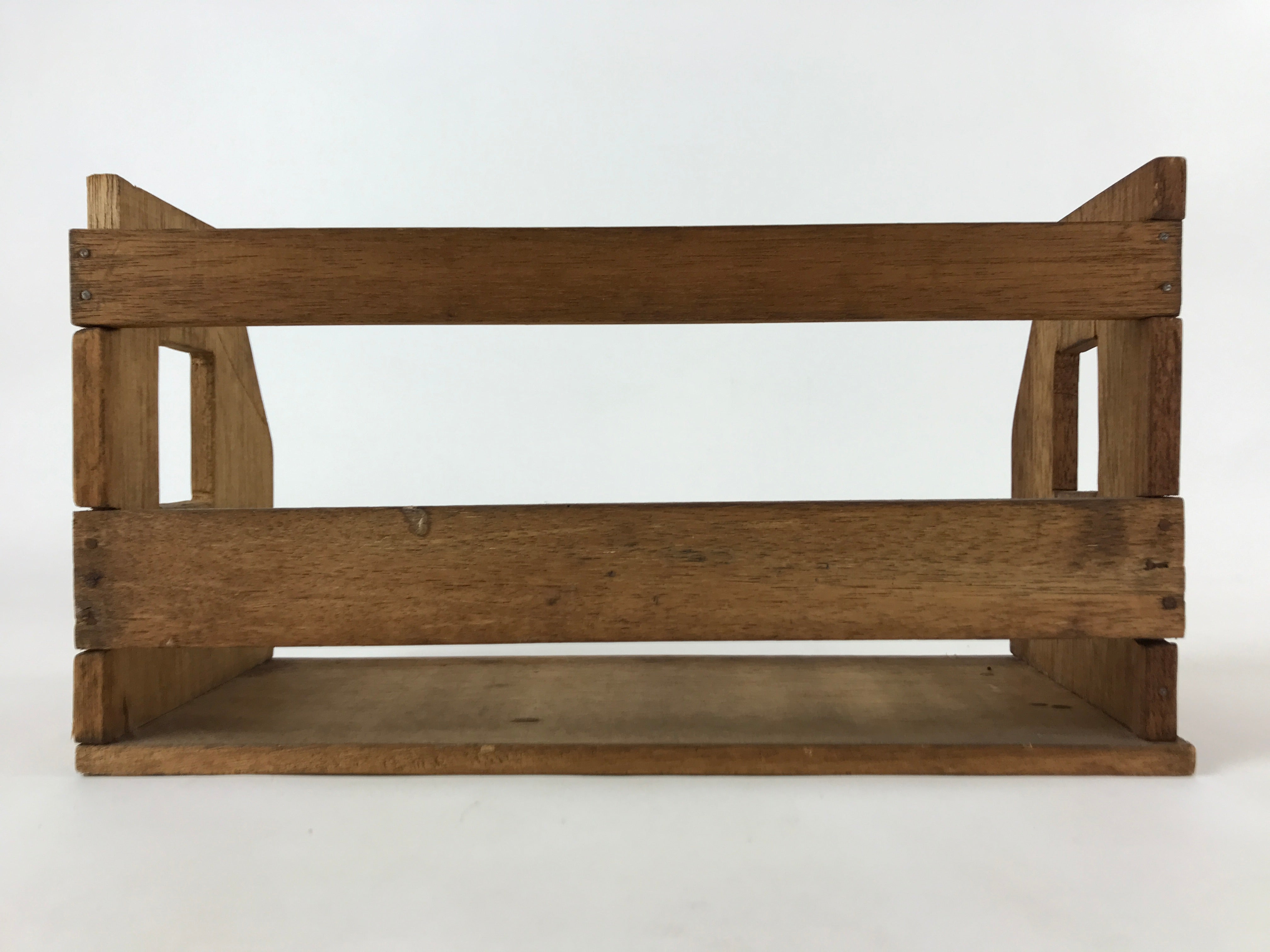 Japanese Handcrafted Wooden Bookshelf Vtg Small Bookcase Stand