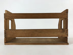 Japanese Handcrafted Wooden Bookshelf Vtg Small Bookcase Stand Brown JK612