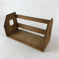 Japanese Handcrafted Wooden Bookshelf Vtg Small Bookcase Stand Brown JK612