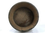 Japanese Handmade Lidded Wooden Oke Bucket Vtg Water Rice Pickles Bamboo BK46