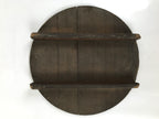 Japanese Handmade Lidded Wooden Oke Bucket Vtg Water Rice Sifting Screen BK45