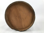 Japanese Handmade Lidded Wooden Oke Bucket Vtg Water Rice Sifting Screen BK45
