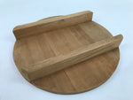 Japanese Handmade Lidded Wooden Oke Bucket Vtg Water Rice Storage BK27