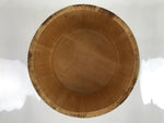 Japanese Handmade Lidded Wooden Oke Bucket Vtg Water Rice Storage BK27