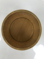 Japanese Handmade Lidded Wooden Oke Bucket Vtg Water Rice Storage BK48