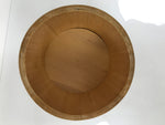 Japanese Handmade Lidded Wooden Oke Bucket Vtg Water Rice Storage BK50