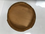 Japanese Handmade Lidded Wooden Oke Bucket Vtg Water Rice Storage BK50