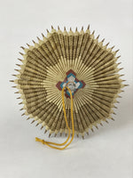 Japanese Handmade Miniature Umbrella Figurine Vtg Kasa Bamboo Decoration JK589