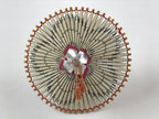 Japanese Handmade Miniature Umbrella Figurine Vtg Kasa Decoration White JK593