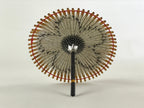 Japanese Handmade Miniature Umbrella Figurine Vtg Kasa Decoration White JK593