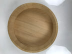Japanese Handmade Natural Wood Bucket Sushioke Vtg Oke Hangiri Copper Band BK54
