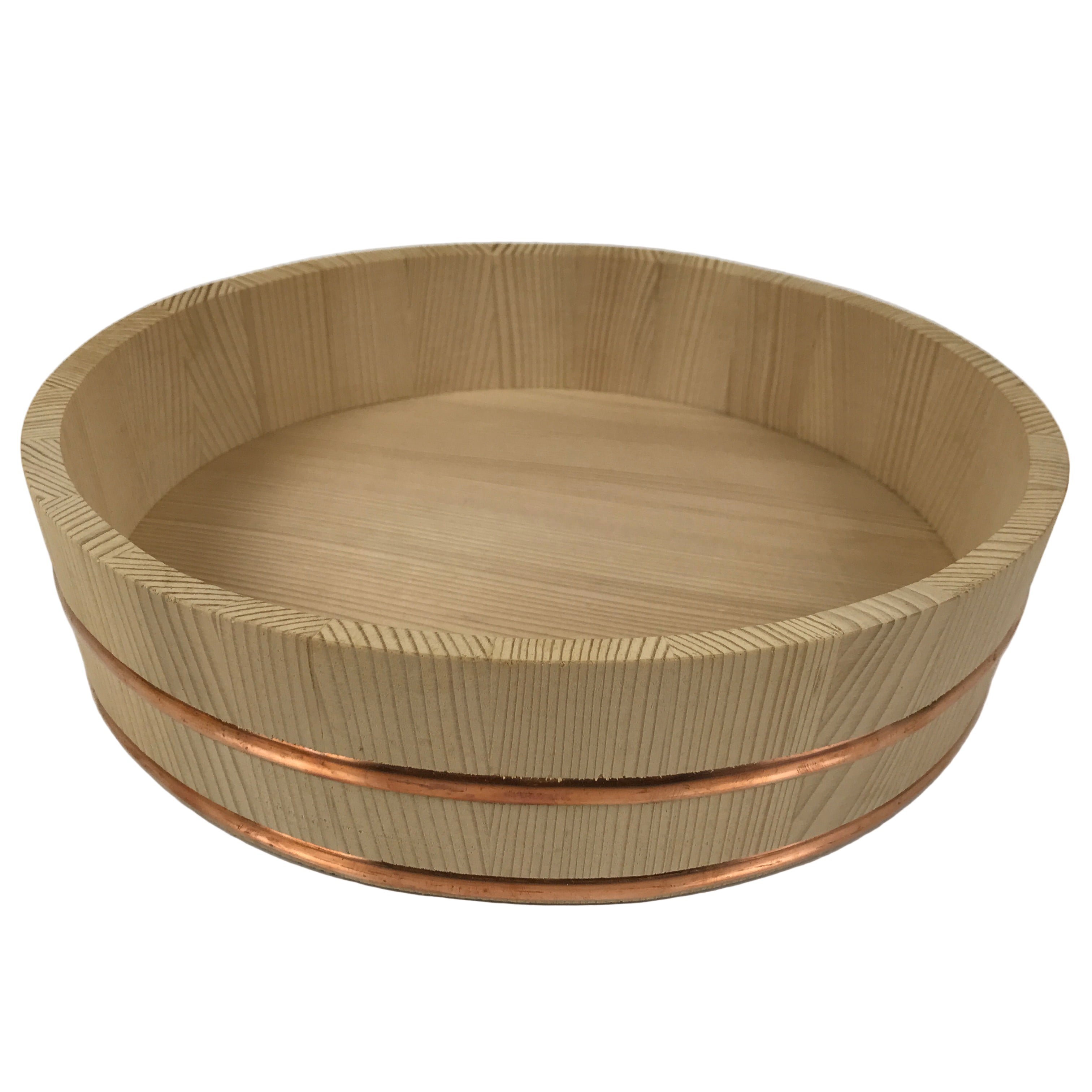 Japanese Handmade Natural Wood Bucket Sushioke Vtg Oke Hangiri