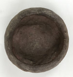 Japanese Handmade Pottery Small Bowl With Legs Vtg Kobachi Brown Y148