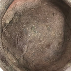 Japanese Handmade Pottery Small Bowl With Legs Vtg Kobachi Brown Y148