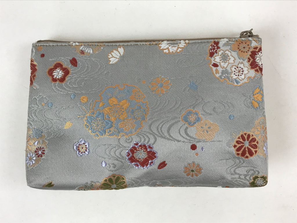 Japanese Handmade Prayer Beads Fabric Bag Vtg Nishijin-Ori Jyuzu-Bukuro BA144