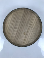 Japanese Handmade Wooden Bucket Oke Ohitsu Vtg Sushioke Deep Lidded Rice BK51