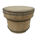 Japanese Handmade Wooden Bucket Oke Ohitsu Vtg Sushioke Deep Lidded Rice BK51