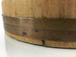 Japanese Handmade Wooden Oke Bucket Sushioke Hangiri Vtg Sushi Handai BK17
