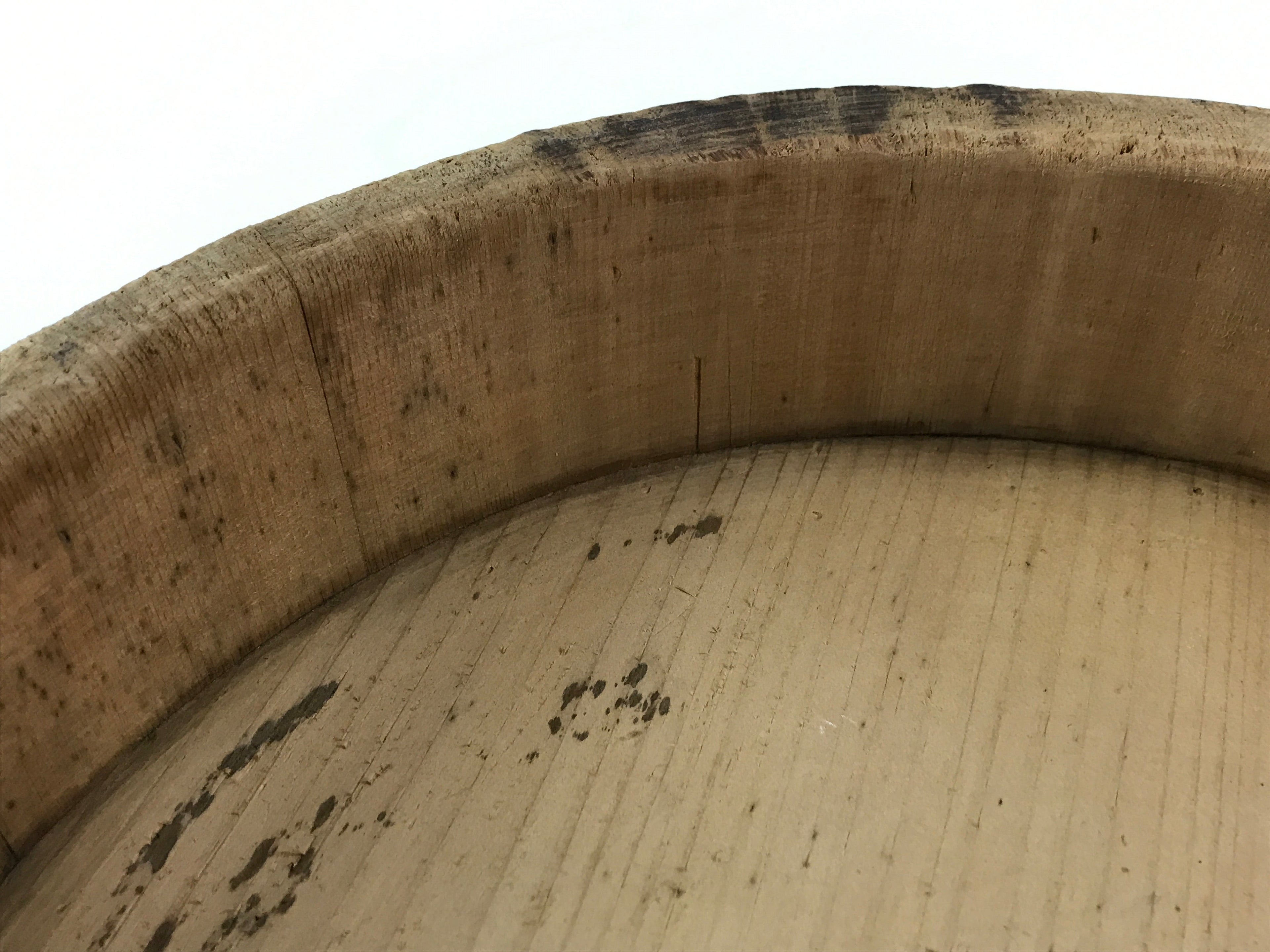 Japanese Handmade Wooden Oke Bucket Sushioke Hangiri Vtg Sushi Handai BK17
