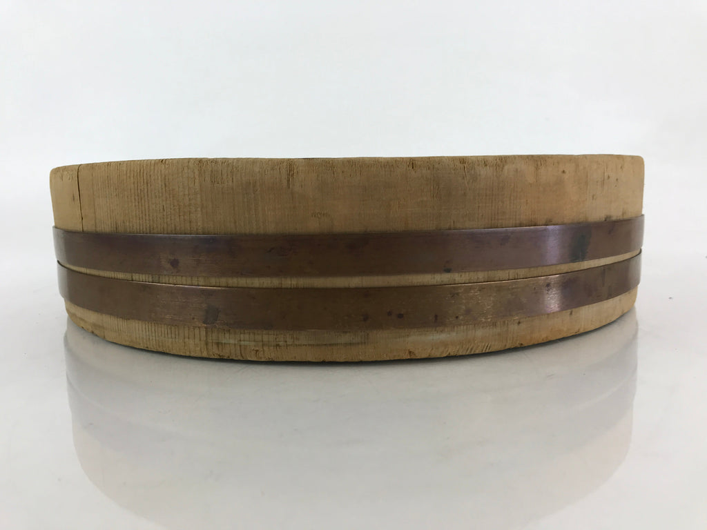 Japanese Handmade Wooden Oke Bucket Sushioke Hangiri Vtg Sushi Handai BK17