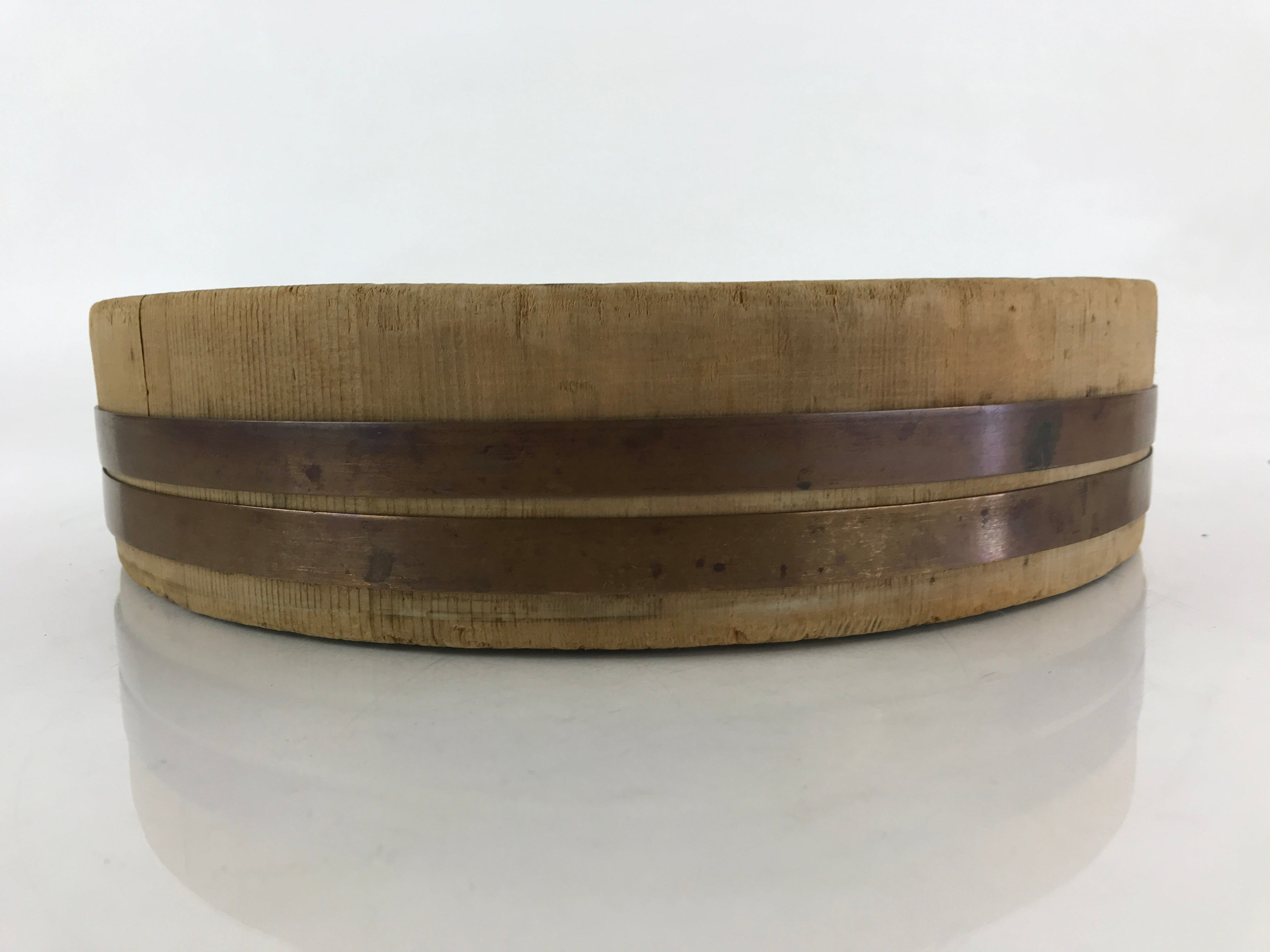 Japanese Handmade Wooden Oke Bucket Sushioke Hangiri Vtg Sushi Handai BK17