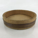 Japanese Handmade Wooden Oke Bucket Sushioke Hangiri Vtg Sushi Handai BK17