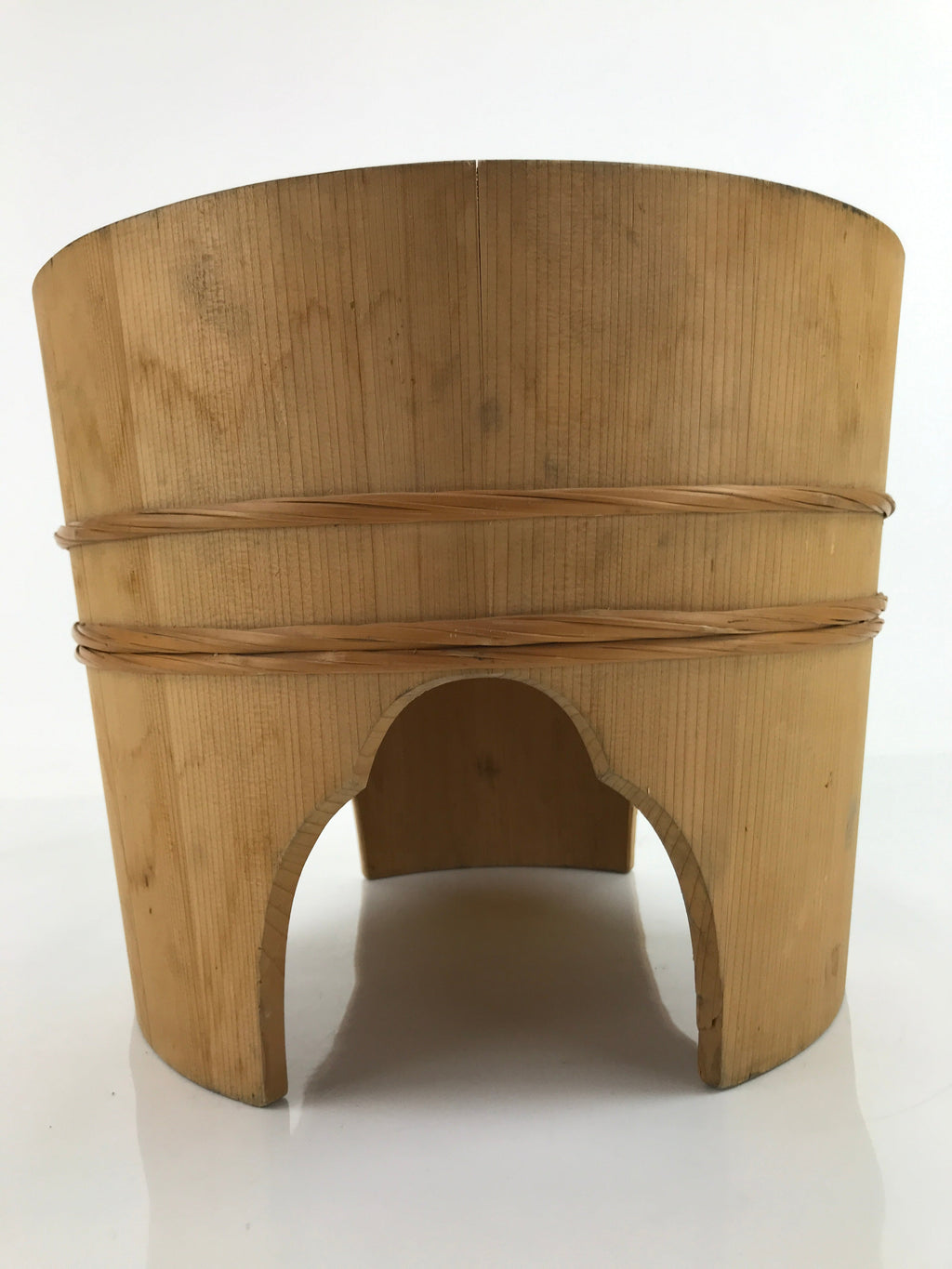 Japanese Handmade Wooden Oke Bucket Sushioke Hangiri Vtg Sushi Handai BK29
