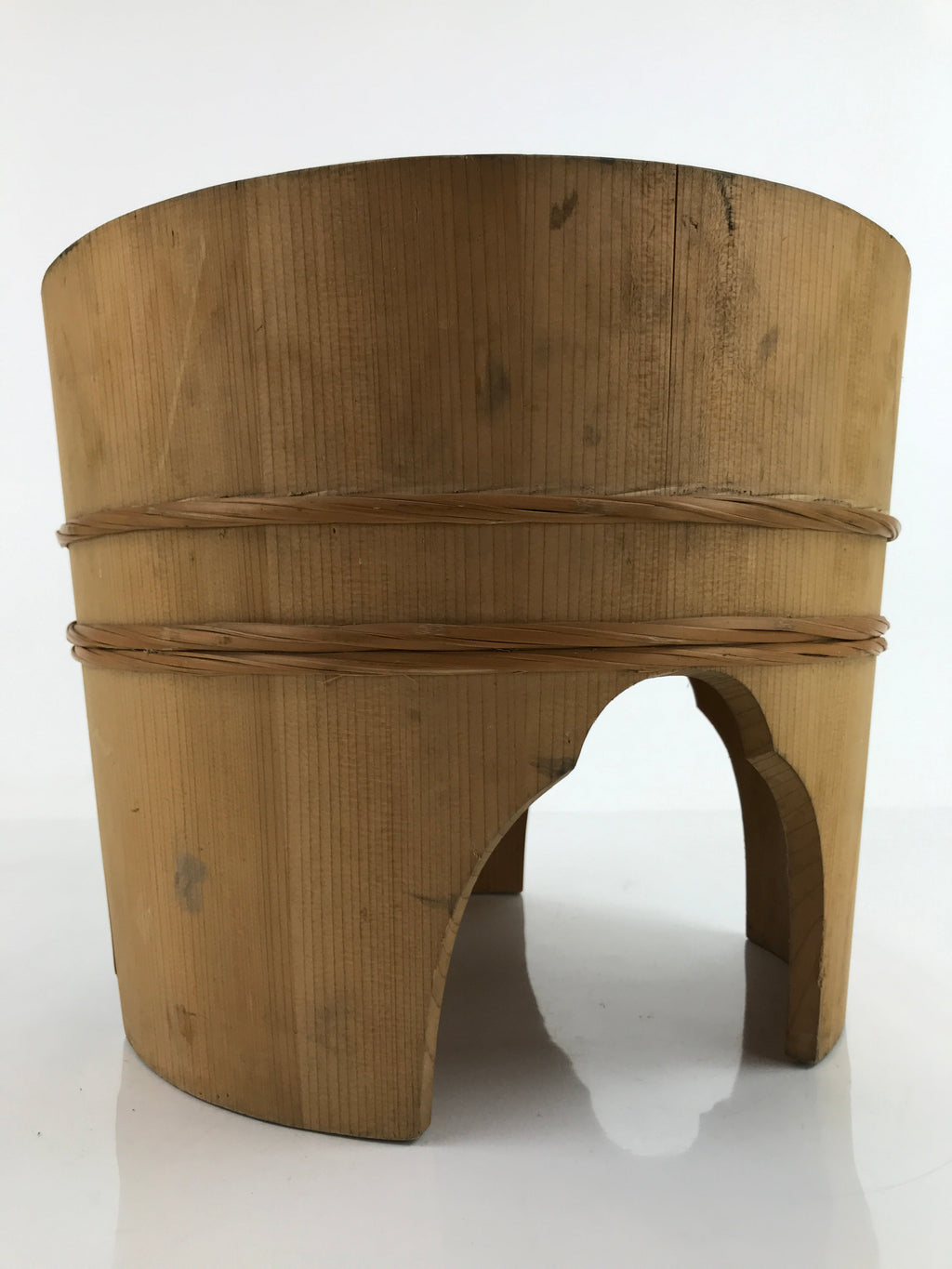 Japanese Handmade Wooden Oke Bucket Sushioke Hangiri Vtg Sushi Handai BK29