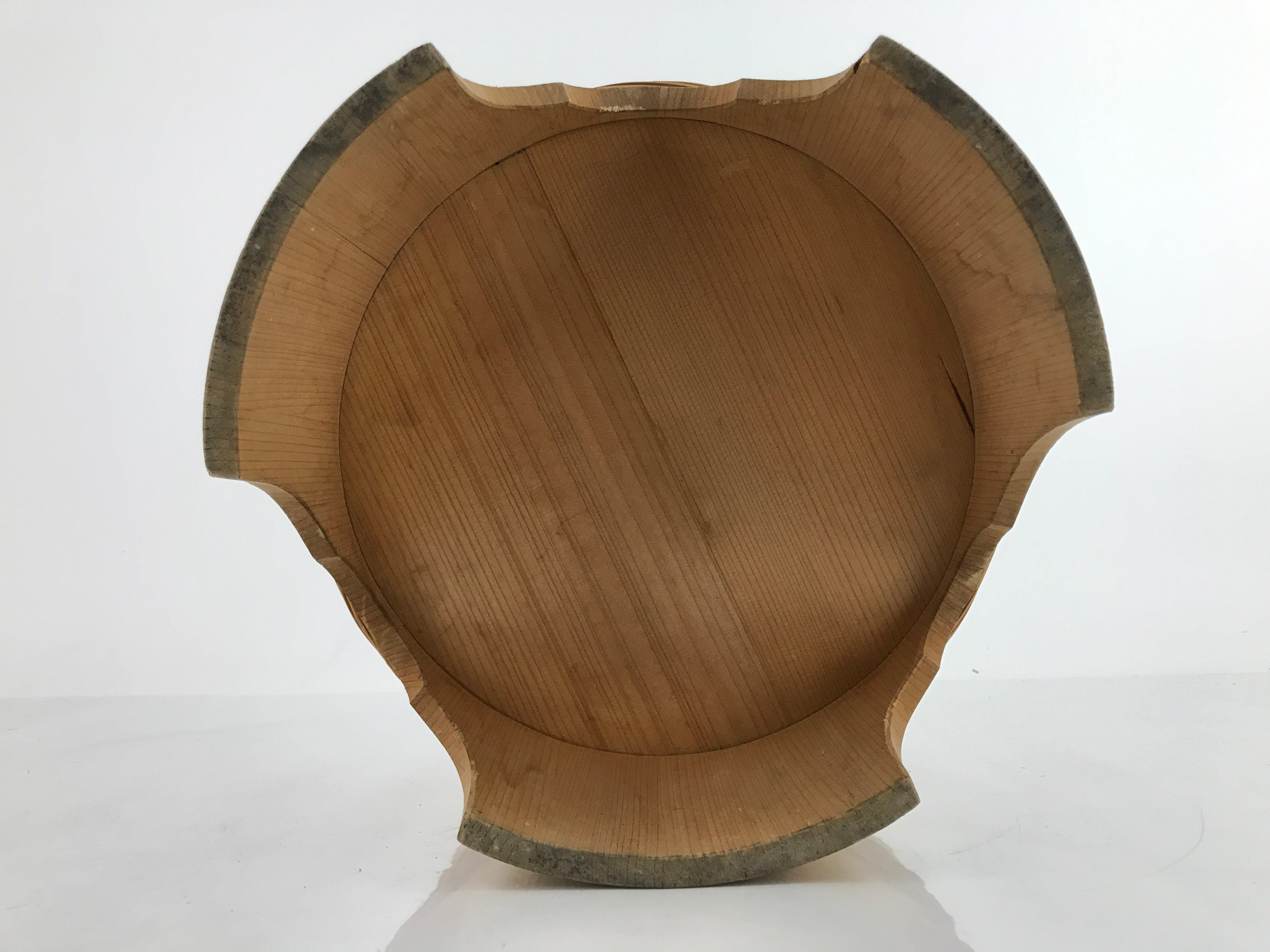 Japanese Handmade Wooden Oke Bucket Sushioke Hangiri Vtg Sushi Handai BK29