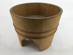 Japanese Handmade Wooden Oke Bucket Sushioke Hangiri Vtg Sushi Handai BK29