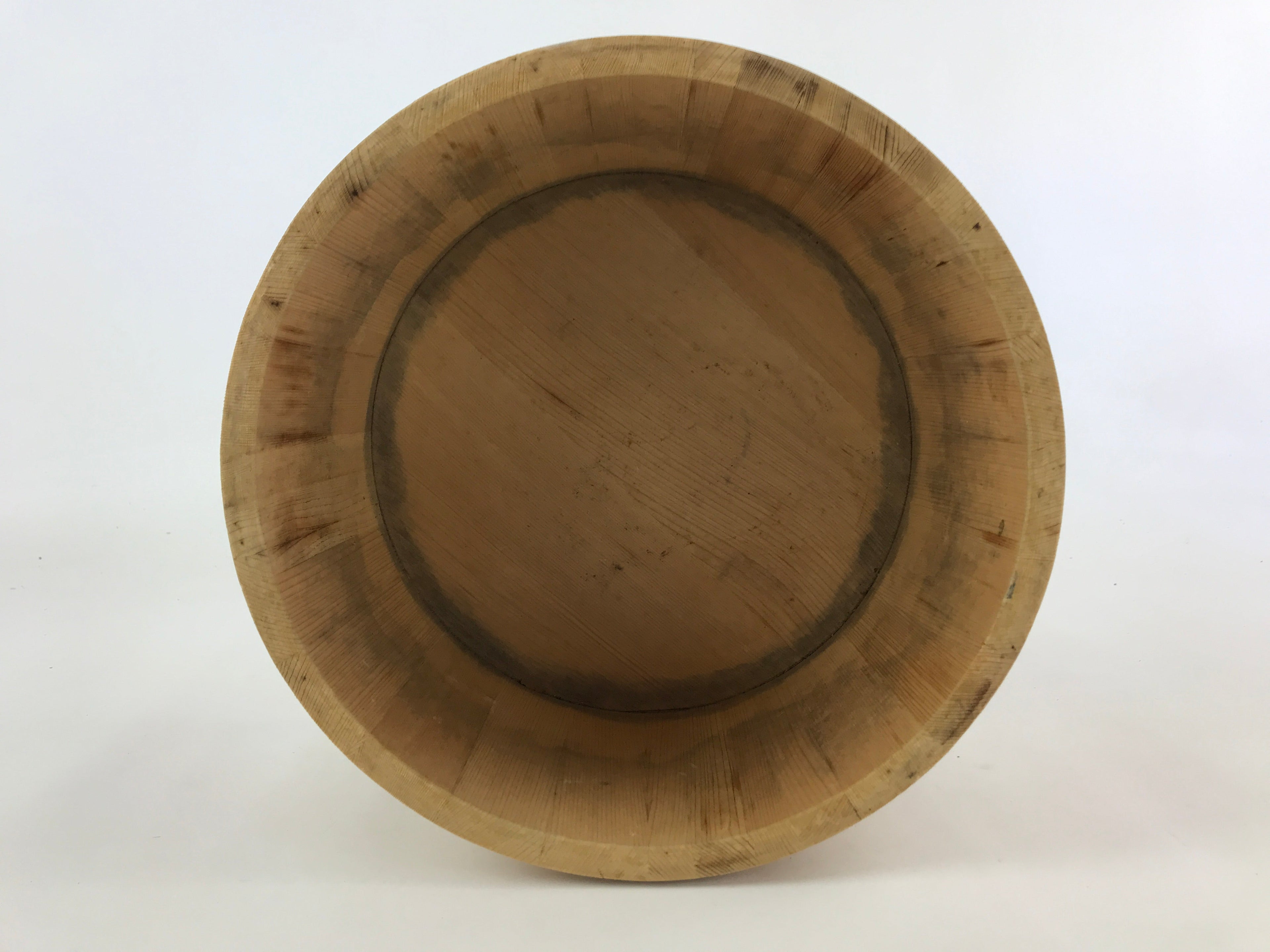 Japanese Handmade Wooden Oke Bucket Vtg Water Rice Pickles Storage BK21