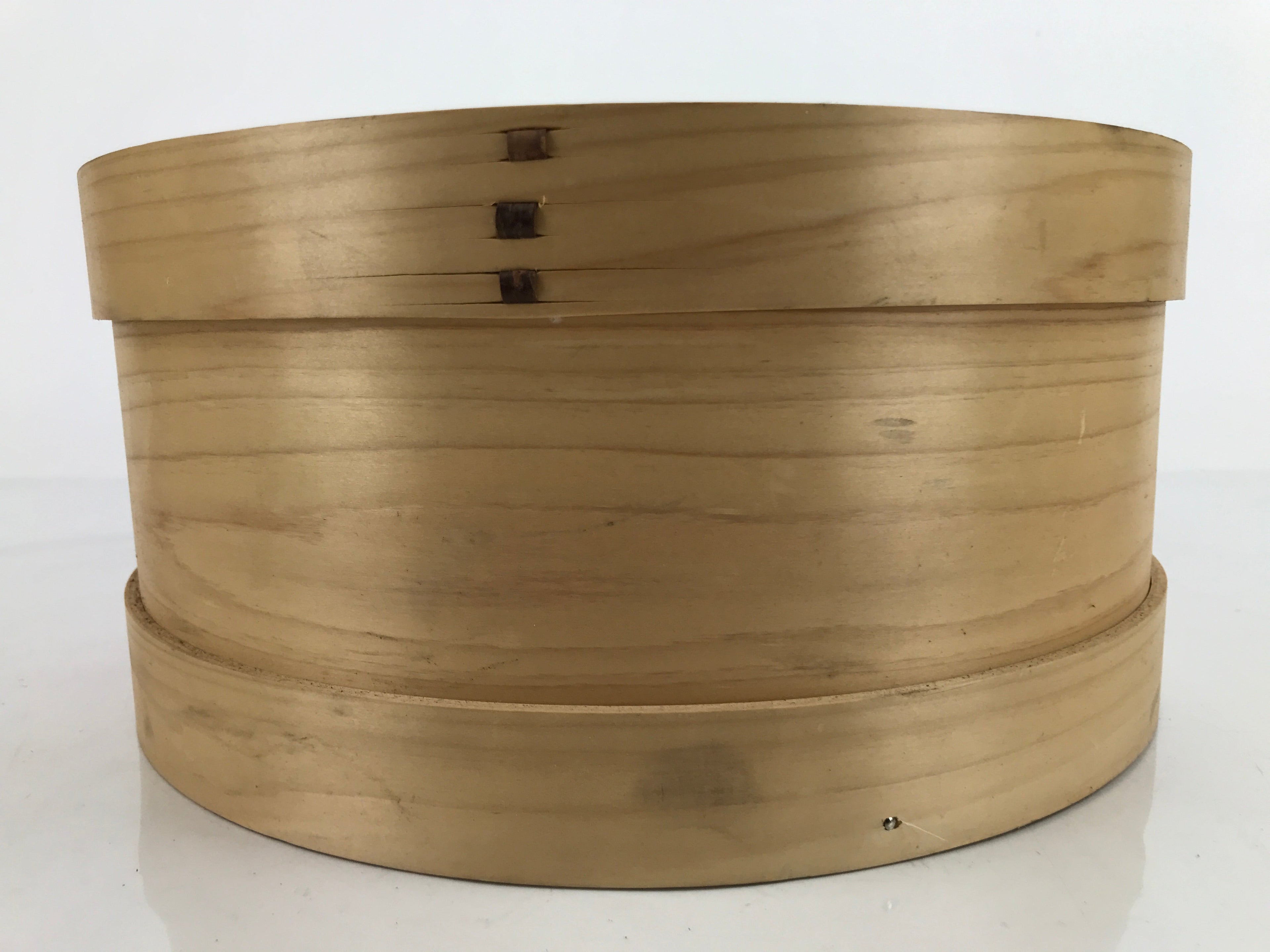 Japanese Handmade Wooden Steamer Vtg Seiro Mushiki Brown JK698