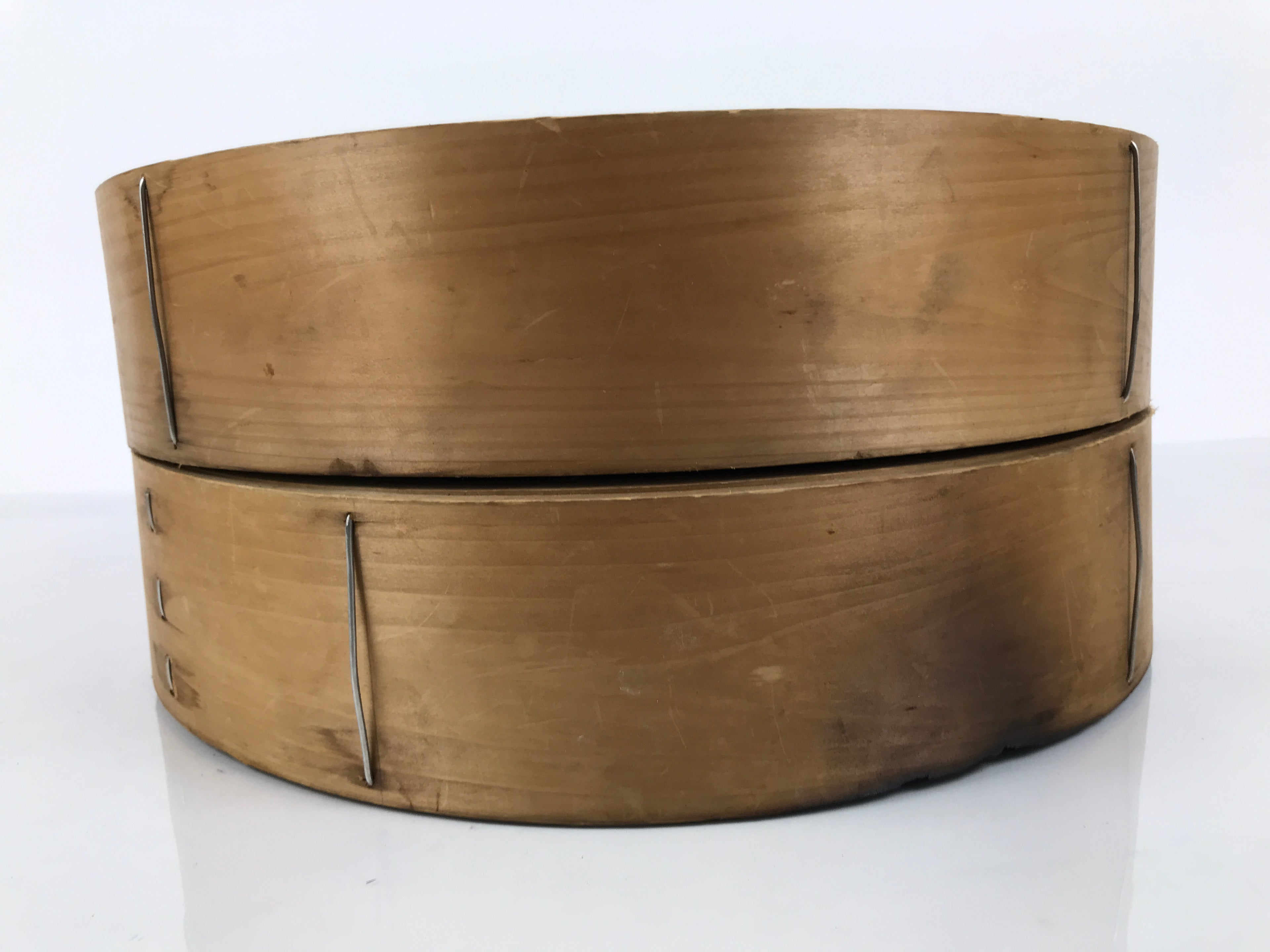 Japanese Handmade Wooden Steamer Vtg Seiro Mushiki Brown JK933