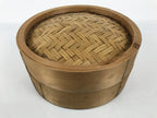 Japanese Handmade Wooden Steamer Vtg Seiro Mushiki Brown JK933