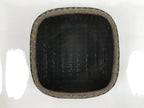 Japanese Handwoven Bamboo Basket Vtg Kago Ikebana Arrangement Kado Brown B238
