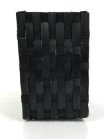 Japanese Handwoven Bamboo Basket Vtg Kago Ikebana Flower Arrangement Brown B267