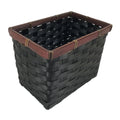 Japanese Handwoven Bamboo Basket Vtg Kago Ikebana Flower Arrangement Brown B267