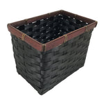 Japanese Handwoven Bamboo Basket Vtg Kago Ikebana Flower Arrangement Brown B267