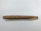 Japanese Handwoven Bamboo Trivet Nabeshiki Vtg Pot Coaster Underlay Brown JK682