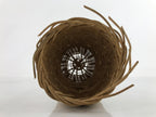 Japanese Handwoven Vine Basket Vtg Kago Ikebana Flower Arrangement Vase B243