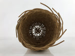 Japanese Handwoven Vine Basket Vtg Kago Ikebana Flower Arrangement Vase B243