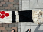 Japanese Hanging Carp Streamer Windsock Flag Family Crest Vtg Fukinagashi JK545