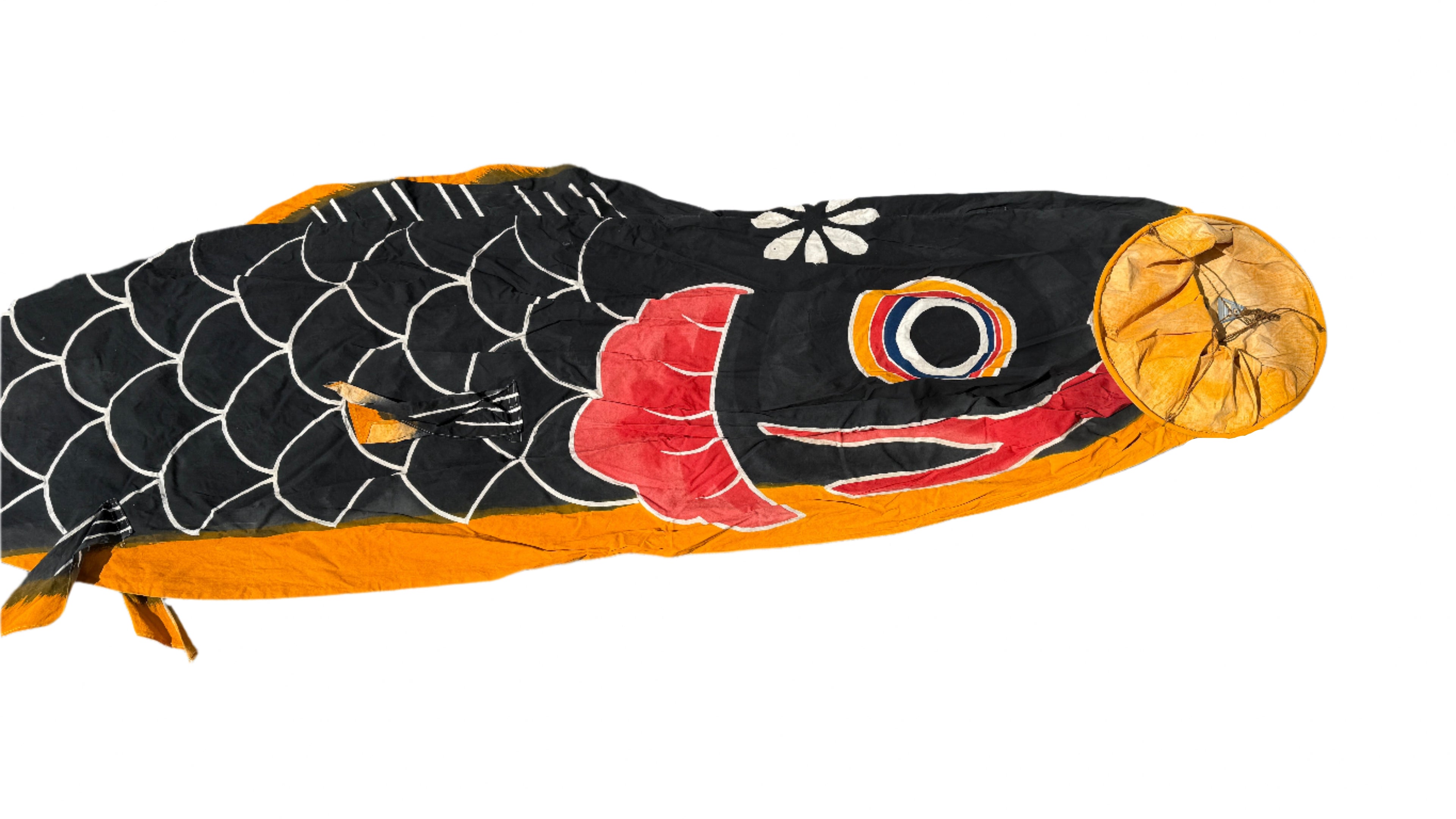 Japanese Hanging Carp Streamer Windsock Koinobori Fukinagashi Black Fish MK39