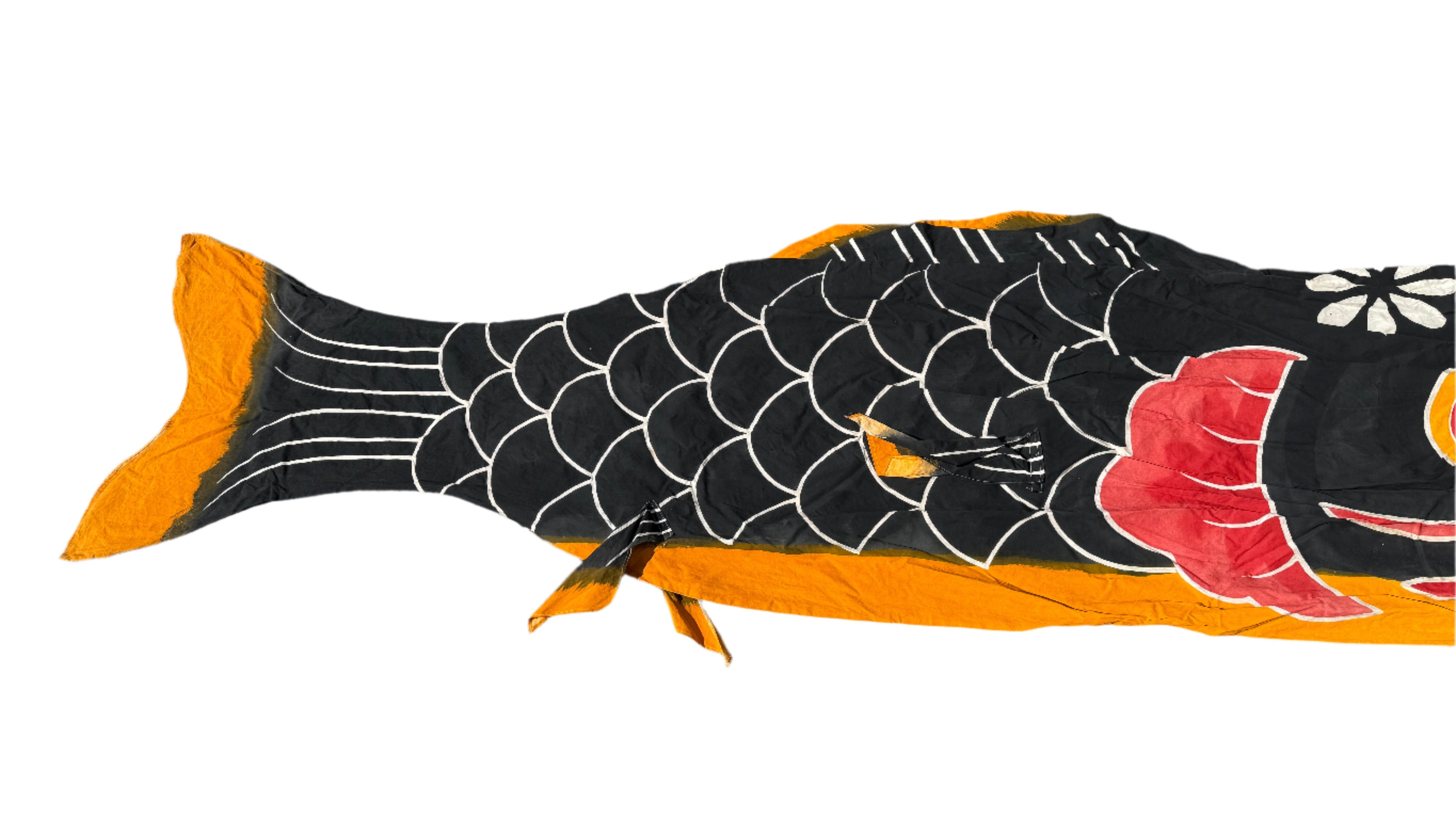 Japanese Hanging Carp Streamer Windsock Koinobori Fukinagashi Black Fish MK39