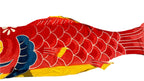 Japanese Hanging Carp Streamer Windsock Koinobori Vtg Fukinagashi Red Fish MK38