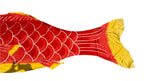 Japanese Hanging Carp Streamer Windsock Koinobori Vtg Fukinagashi Red Fish MK38