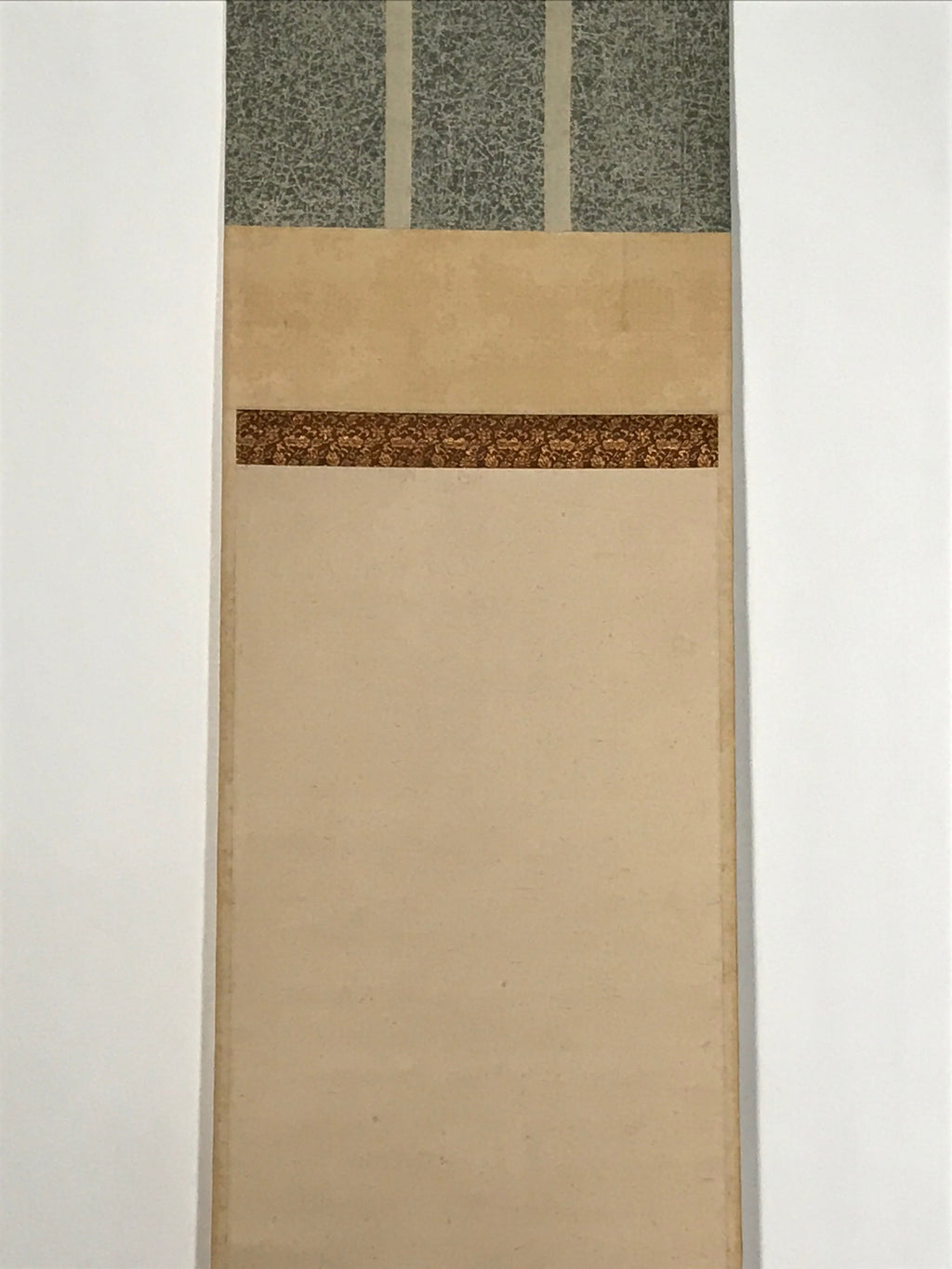 Japanese Hanging Scroll 3 People Dancing Folding Fan Matsuri Kakejiku Color KJ23